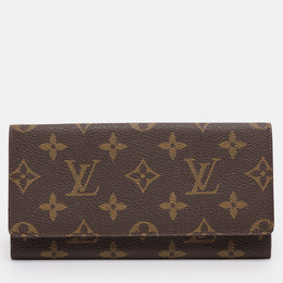 Louis Vuitton: Коричневый кошелёк 
