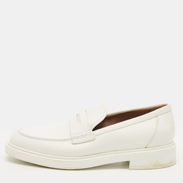 Gianvito Rossi: Белые мокасины 