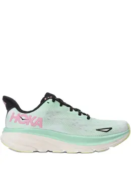 HOKA: Зелёные кроссовки 