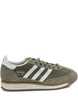 adidas: Зелёные кроссовки  SL-72