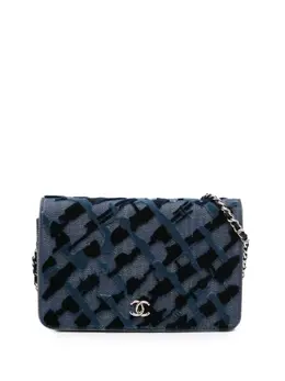 CHANEL Pre-Owned: Голубой кошелёк 