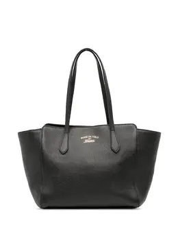 Gucci Pre-Owned: Чёрная сумка-шоппер 