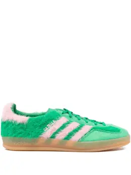 adidas: Зелёные кроссовки  Gazelle