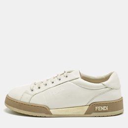 Fendi: Белые кроссовки 