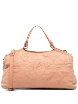 CHANEL Pre-Owned: Розовая сумка-шоппер 