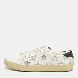 Saint Laurent Paris: Белые кроссовки  Court Classic SL 06