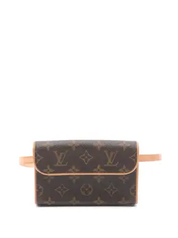 Louis Vuitton Pre-Owned: Коричневая поясная сумка 