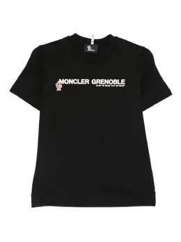 Moncler Grenoble: Чёрная футболка 