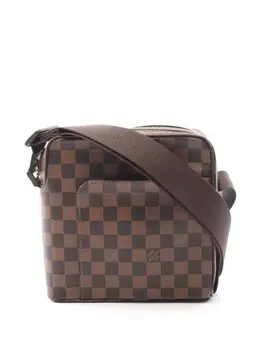 Louis Vuitton Pre-Owned: Коричневая сумка через плечо 