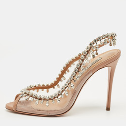 Aquazzura: Бежевые босоножки  Temptation