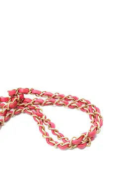 CHANEL Pre-Owned: Розовая сумка через плечо 