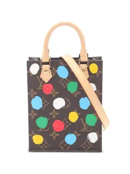 Louis Vuitton Pre-Owned: Тёмная сумка-шоппер 