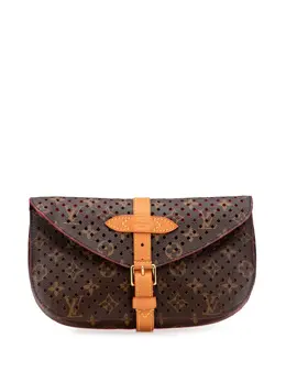 Louis Vuitton Pre-Owned: Коричневый клатч 
