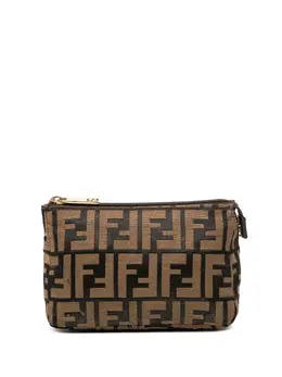 Fendi Pre-Owned: Коричневый клатч 