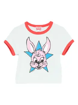 Kenzo: Белая футболка 