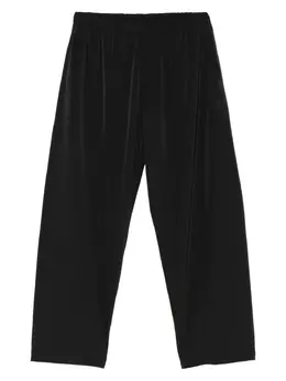 MM6 Maison Margiela: Чёрные брюки 