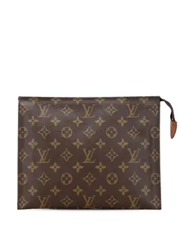 Louis Vuitton Pre-Owned: Коричневый клатч 