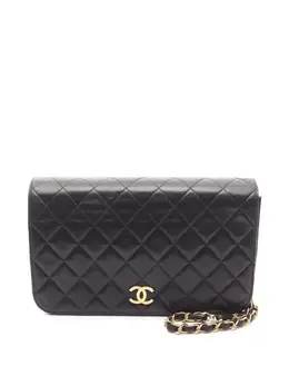 CHANEL Pre-Owned: Чёрная сумка через плечо 