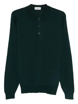 John Smedley: Поло с длинным рукавом 