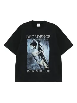 VETEMENTS: Футболка с принтом 