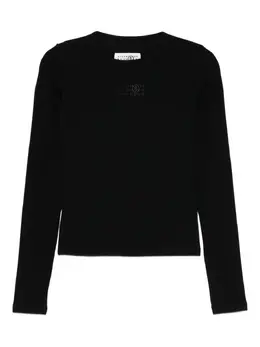 MM6 Maison Margiela: Топ с длинным рукавом 