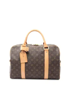 Louis Vuitton Pre-Owned: Коричневая дорожная сумка 