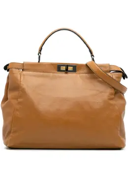 Fendi Pre-Owned: Коричневая сумка 