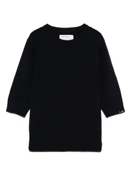 extreme cashmere: Синий свитер 