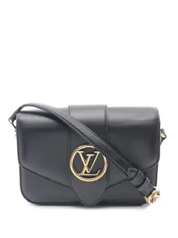 Louis Vuitton Pre-Owned: Чёрная сумка через плечо 