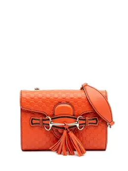Gucci Pre-Owned: Оранжевая сумка через плечо 