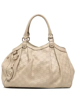 Gucci Pre-Owned: Коричневая сумка-шоппер 