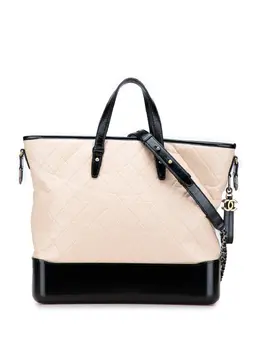 CHANEL Pre-Owned: Коричневая сумка-шоппер 