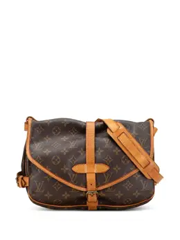Louis Vuitton Pre-Owned: Коричневая сумка через плечо 