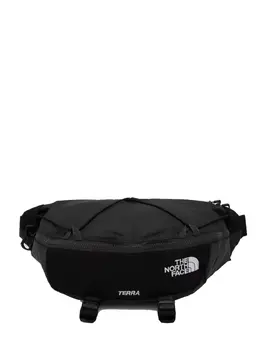 The North Face: Чёрная поясная сумка  Lumbar