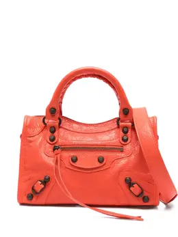 Balenciaga: Оранжевая сумка 
