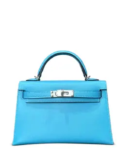 Hermès Pre-Owned: Голубая сумка-шоппер 