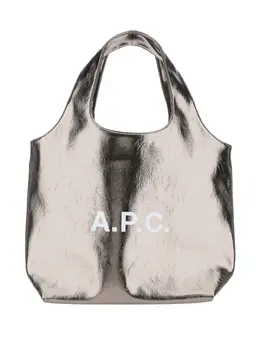 A.P.C.: Серебристая сумка-шоппер  Ninon