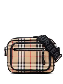 Burberry Pre-Owned: Коричневая сумка через плечо 