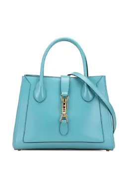 Gucci Pre-Owned: Голубая сумка-шоппер 