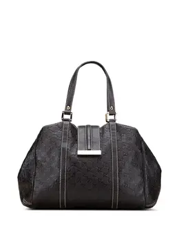 Gucci Pre-Owned: Коричневая сумка-шоппер 