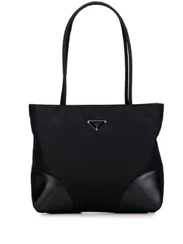 Prada Pre-Owned: Чёрная сумка-шоппер 