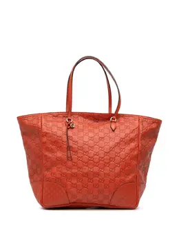 Gucci Pre-Owned: Оранжевая сумка-шоппер 