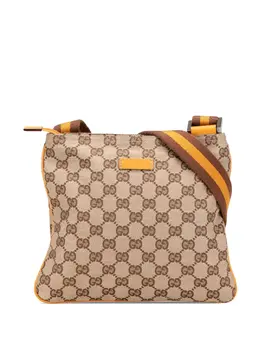 Gucci Pre-Owned: Коричневая сумка через плечо 