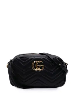 Gucci Pre-Owned: Чёрная сумка через плечо 