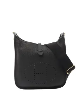 Hermès Pre-Owned: Чёрная сумка через плечо 