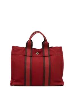 Hermès Pre-Owned: Красная сумка-шоппер 