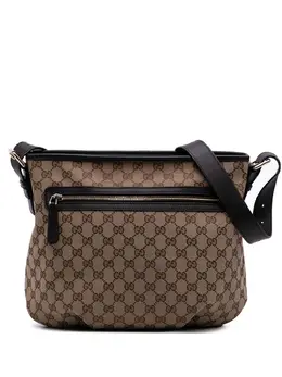 Gucci Pre-Owned: Коричневая сумка через плечо 