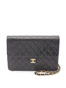 CHANEL Pre-Owned: Чёрная сумка 