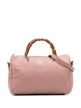 Gucci Pre-Owned: Розовая сумка-шоппер 