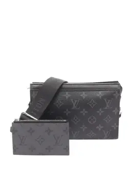 Louis Vuitton Pre-Owned: Чёрный кошелёк 